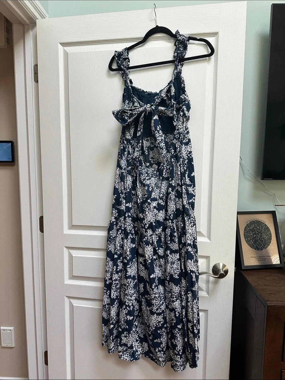 Abercrombie & Fitch flowy navy